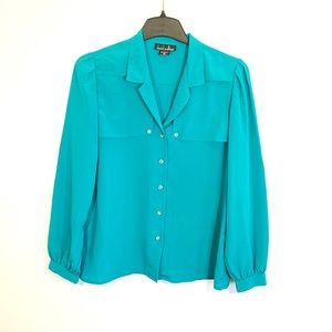 Vintage style David Matthew blouse, Size 10